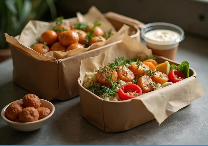 Delivered meal boxes