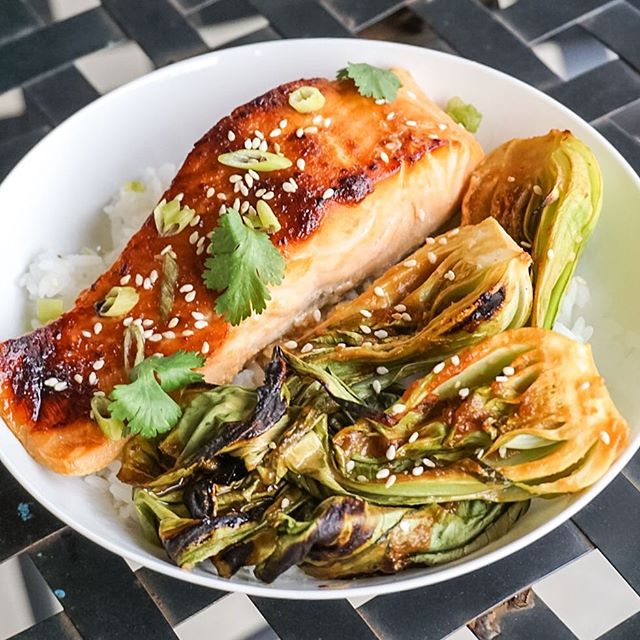Miso Salmon + Bok Choy