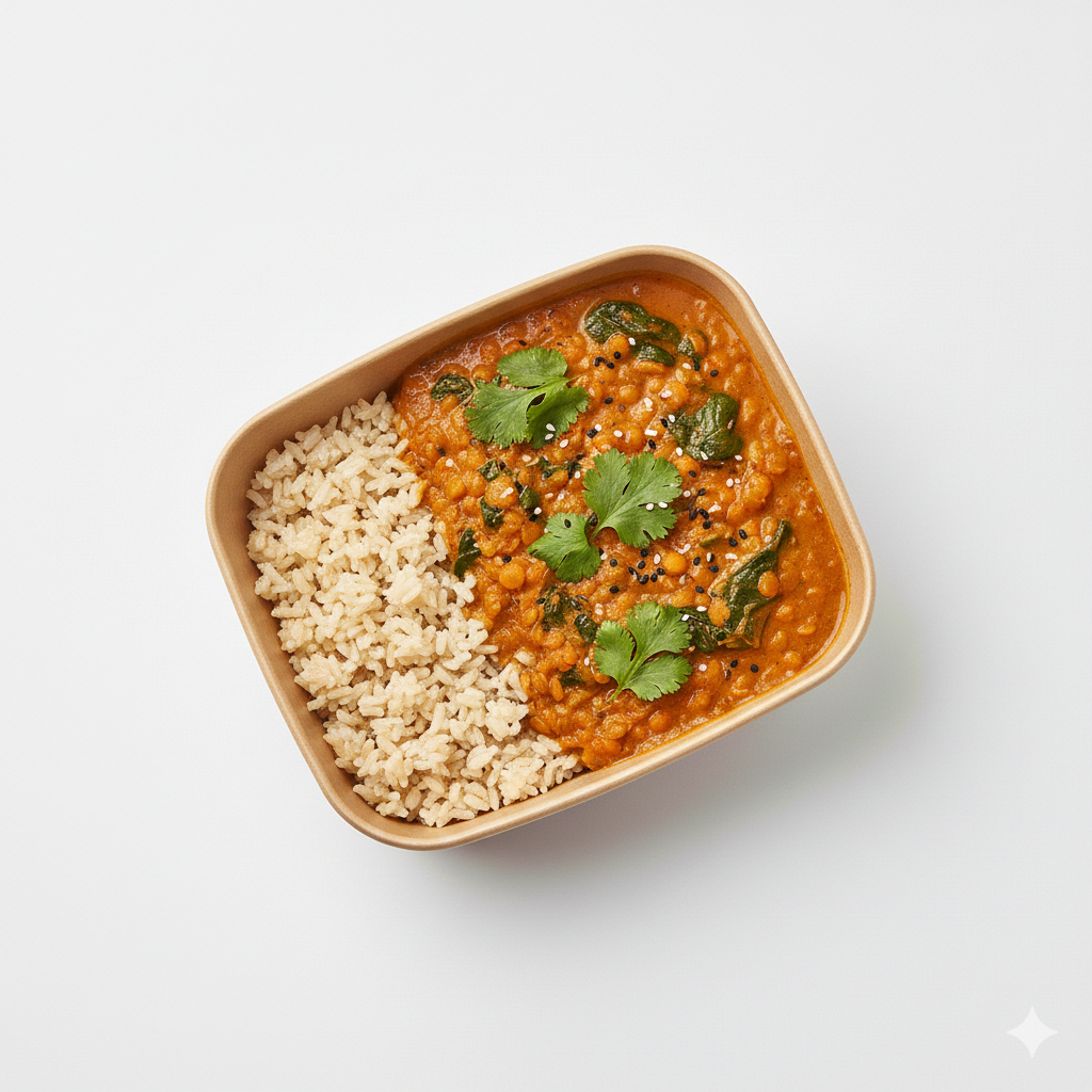 Lentil Spinach Curry