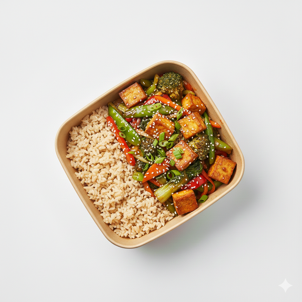 Asian Stir-Fry Tofu Bowl