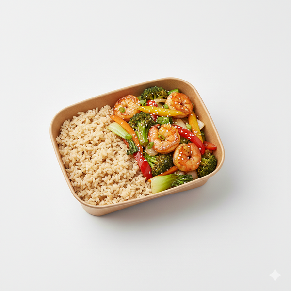 Asian Shrimp Veggie Stir-Fry