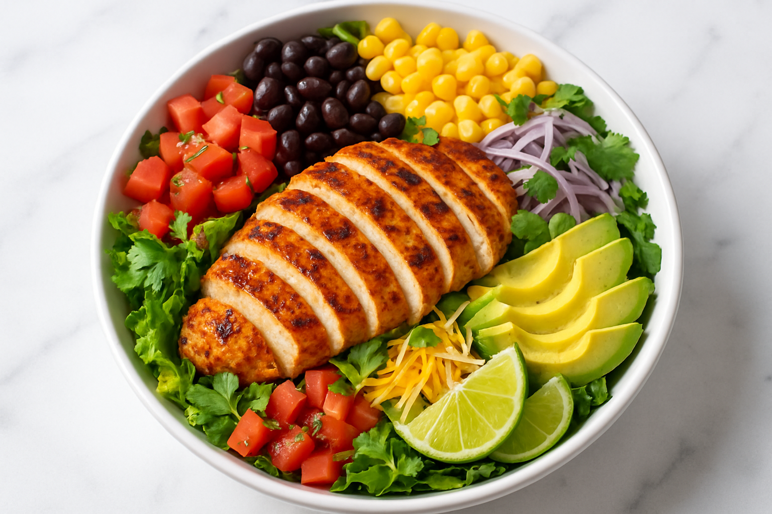 Southwest Salad + Chicken
