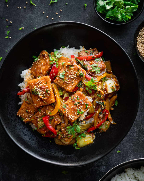 Asian Stir-Fry Tofu Bowl